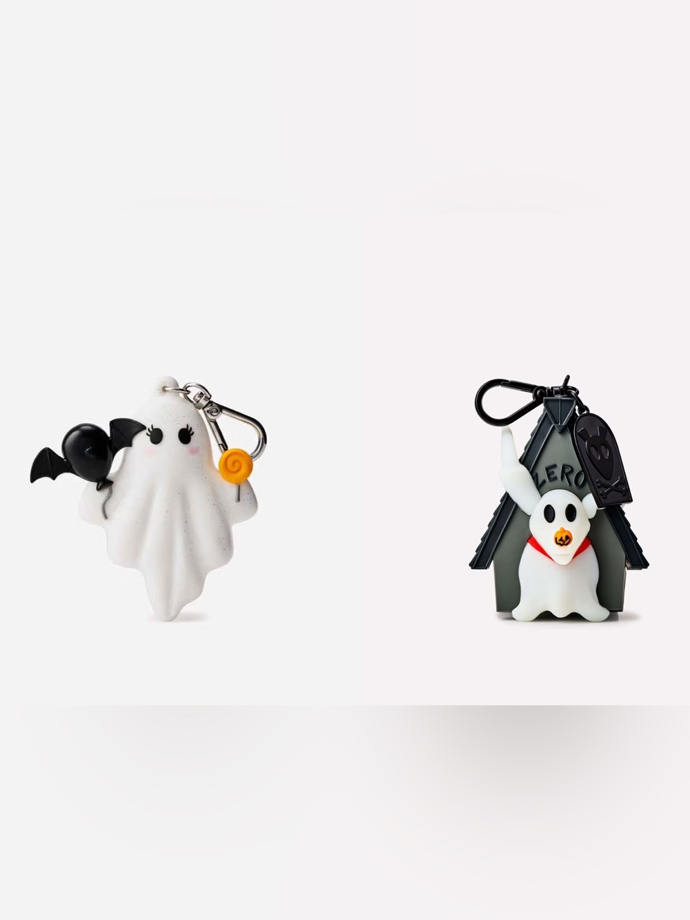 Bath & Body Works Nightmare Before Christmas Zero Light Up Pocketbac Hand +Ghost